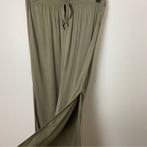 BeBop Pull On Wide Leg Side Split Pants - Picture 5 of 12